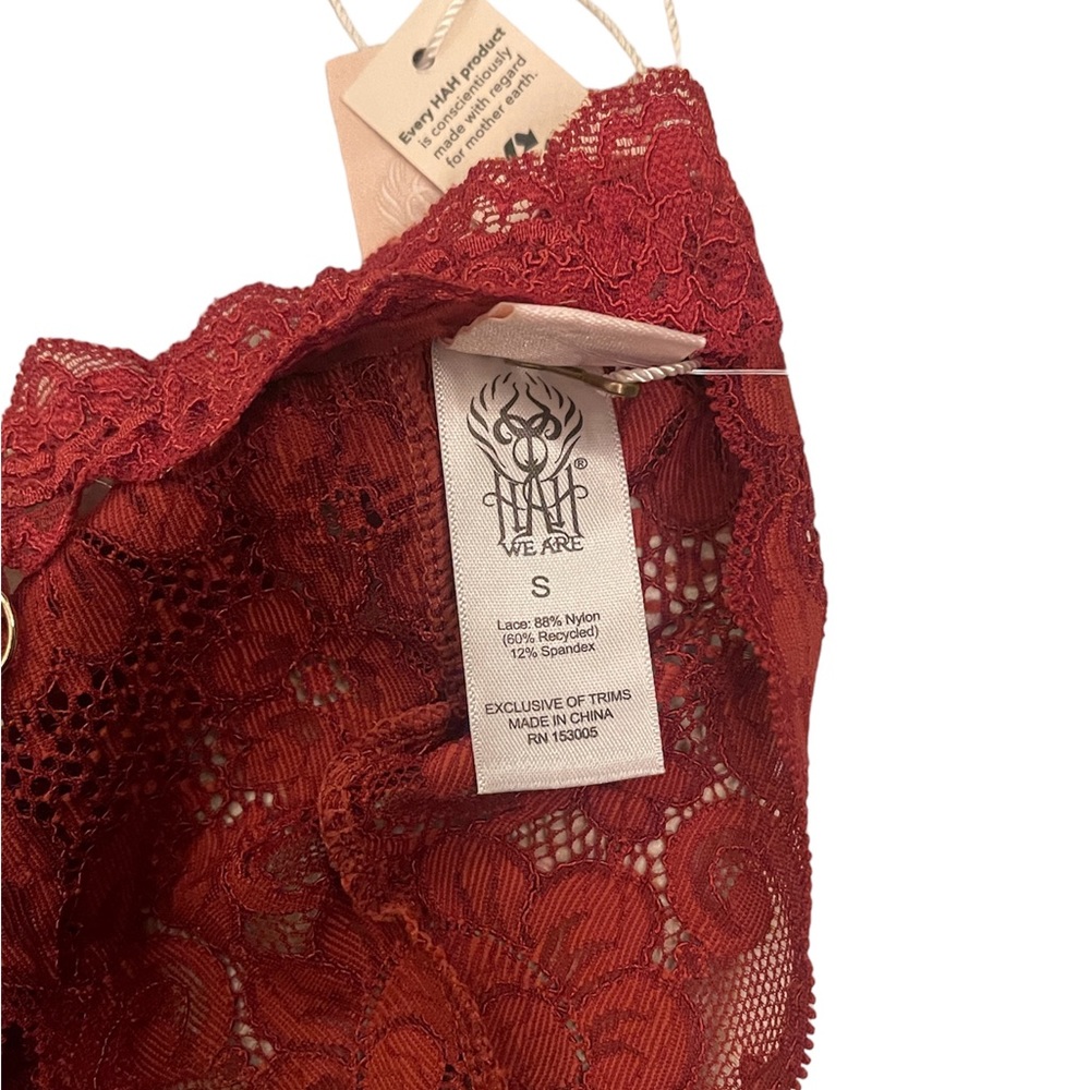 Hot as Hell Hah Chi Bralittle Lace Bralette Brown Sugar - Picture 6 of 7